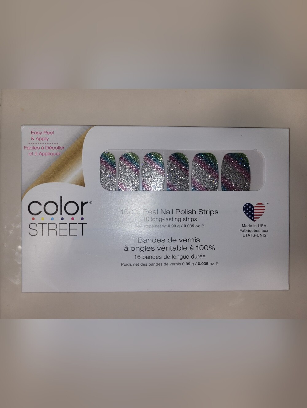 5 for $25 - Color Street Meta Strong nail polish strips